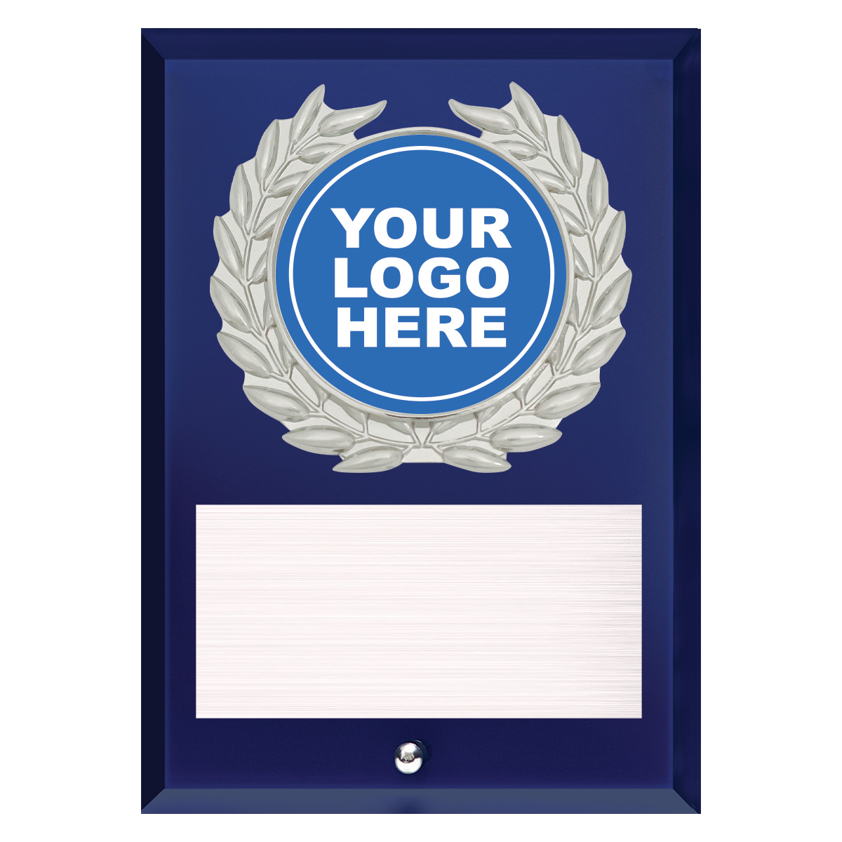 Blue Target Plaque
