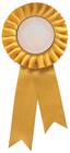 Yellow Rosette w/ Clip